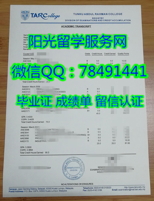 ������ѧѧԺ�ɼ���չʾ Tunku Abdul Rahman University College Diploma