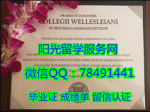 Wellesley College Diploma����Τ��˹����ѧ��ҵ֤��