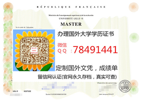 Universit�� de Lille 2 Droit et Sant�� Diploma��������ڶ���ѧ��ҵ֤��