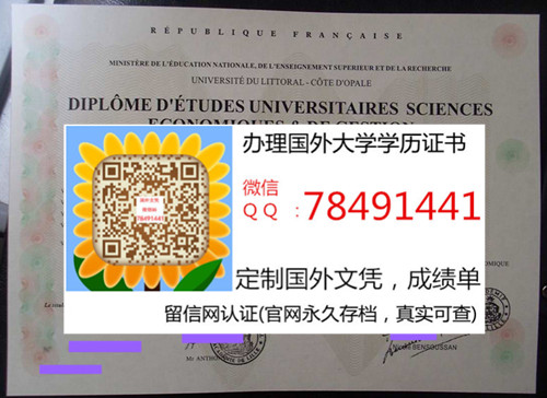 Universit�� du Littoral Diploma����������ѧ��ҵ֤��