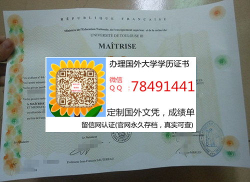 Universit�� Toulouse III �C Paul Sabatier  Diploma����ͼ¬�ȵ�����ѧ��ҵ֤��