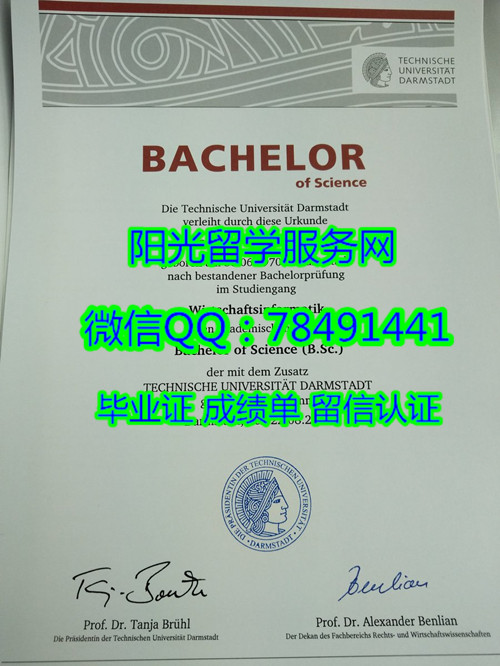 Technische Universität Darmstadt Diploma�¹���ķʩ���ع�ҵ��ѧ��ҵ֤��