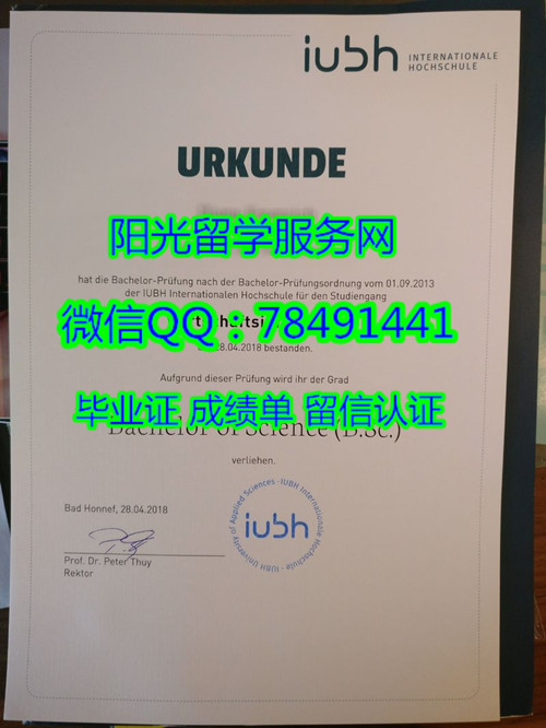 IUBH Internationale Hochschule Diploma�¹����غ��ڷ����Ӧ�ü�����ѧ��ҵ֤��