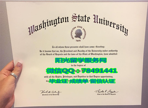 ������ʢ��������ѧ��ҵ֤����Washington State University Degree Certificate Diploma