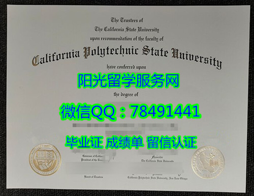 ��������������ѧʥ·��˹�±�˹����У��ƾCalifornia Polytechnic State University,San Luis Obispo Degree Certificate Diploma