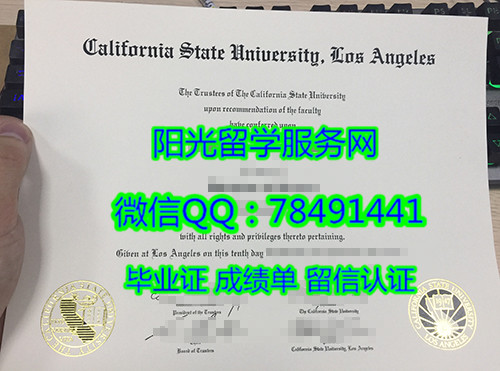 ����������ѧ��ɼ����У��ƾCalifornia State University, Los Angeles Degree Certificate Diploma