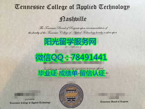 Tennessee College of Applied Technology Diploma degree������Ӧ�ü���ѧԺ��ҵ֤��
